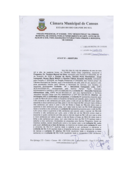 C&acirc;mara Municipal de Canoas