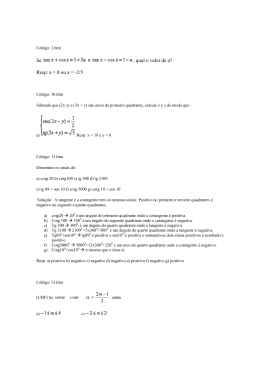 Seno e Co-seno