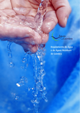 Regulamento de &Aacute;gua e de &Aacute;guas Residuais de Coimbra