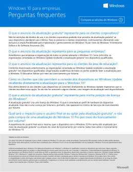 Perguntas frequentes