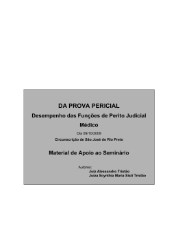 Apostila - Per&iacute;cia M&eacute;dica