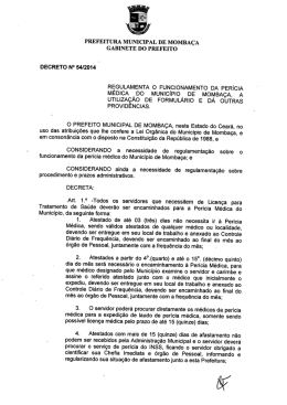 Decreto n&deg; 054/2014