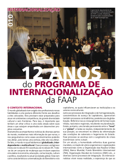 12 anos do Programa de Internacionalização da FAAP Qualimetria