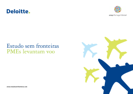 Estudo sem fronteiras PMEs levantam voo