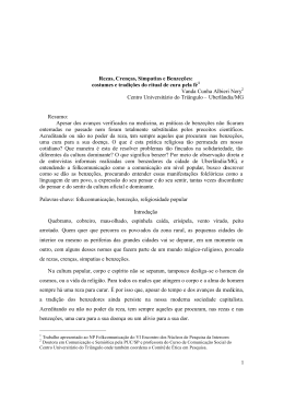 1 Rezas, Crenças, Simpatias e Benzeções - Portcom