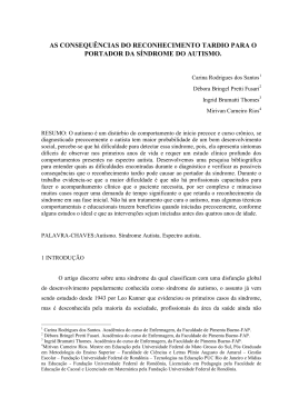 AS CONSEQU&Ecirc;NCIAS DO RECONHECIMENTO TARDIO