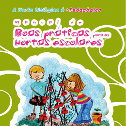 Manual para Hortas Escolares - Secretaria Regional do Ambiente e