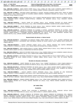 Ano 6 &ndash; n&ordm; 104/2014 Data de Disponibiliza&ccedil;&atilde;o: ter&ccedil;a