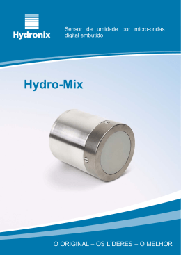 Sensor de umidade por micro-ondas digital embutido