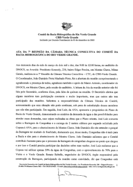 Ata da 4ª Reunião da Câmara Técnica Consultiva