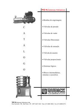 catálogo - WRM Sistemas Hidráulicos ltda.