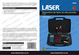 Dispositivo de teste de alta press&atilde;o