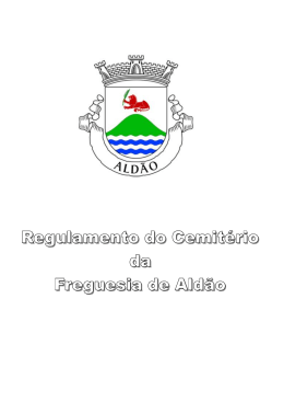 Regulamento do Cemitério Paroquial de Aldão