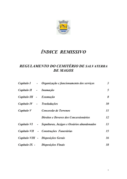 ler regulamento - Junta de Freguesia de Salvaterra de Magos