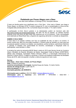 2015-09-16 - Release - Ciclo Sesc em Pouso Alegre