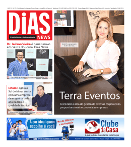 Dr. Jailson Vieira &eacute; o mais novo articulista do Jornal Dias News