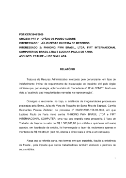 Processo PGT/CCR/nº 3940/2009