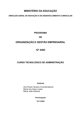 Organiza&ccedil;&atilde;o e Gest&atilde;o Empresarial - 12&ordm; ano - Dire&ccedil;&atilde;o