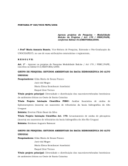 PORTARIA N&ordm; 015/VICE PEPG/2004