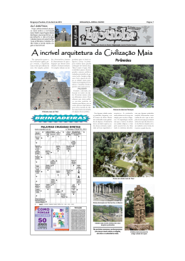 A incrível arquitetura da Civilização Maia