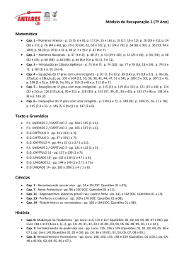 Módulo 7º ano Geral