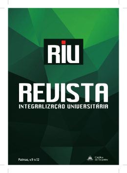 12&ordf; Edi&ccedil;&atilde;o - Cat&oacute;lica do Tocantins