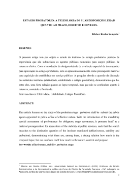 est&aacute;gio probat&oacute;rio - Faculdade Cearense