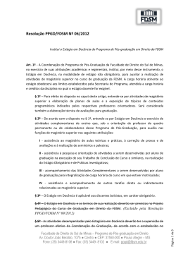 Resolução PPGD/FDSM Nº 06/2012