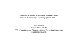 Secretaria de Estado de Educação de Minas Gerais EEB