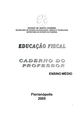 Ensino M&eacute;dio - Educa&ccedil;&atilde;o Fiscal