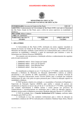 Parecer CNE/CES nº 533, de 7 de Dezembro de