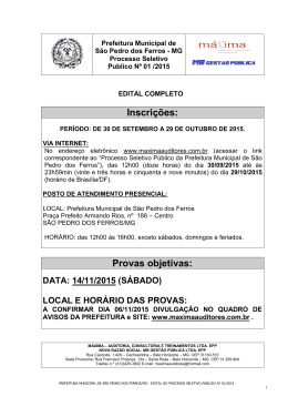 Edital Completo - M&aacute;xima auditoria