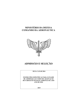 edital de abertura cafar 2016