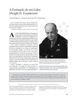A Formação de um Líder: Dwight D. Eisenhower