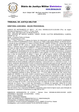 Di&aacute;rio da Justi&ccedil;a Militar Eletr&ocirc;nico