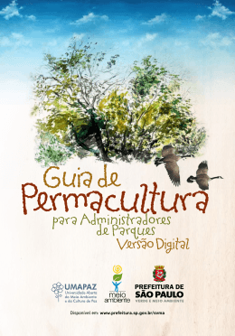 Guia de Permacultura - Parques (elaborado pela prefeitura