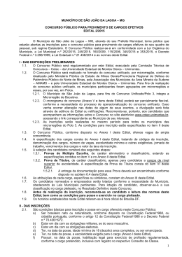 Edital - Cotec - Universidade Estadual de Montes Claros