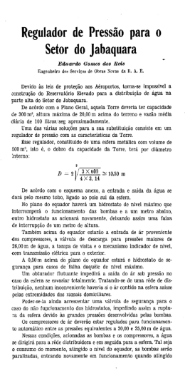Regulador de Pressão para 0
