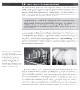 8.8 VASOS DE PRESS&Atilde;O DE PAREDES FINAS