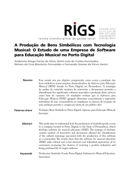 A Produção de Bens Simbólicos com Tecnologia Musical: O