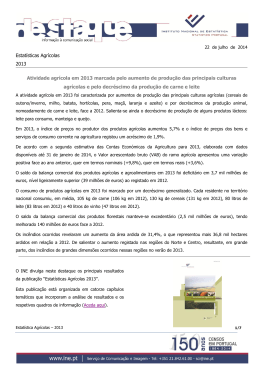 Destaques à comunicação social