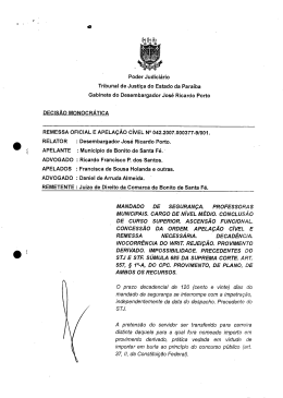 decis&atilde;o monocr&aacute;tica mandado de seguran&ccedil;a. professoras