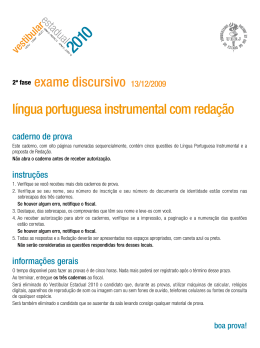 língua portuguesa instrumental com redação