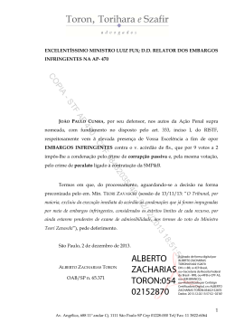 embargos infringentes