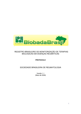 registro brasileiro de monitorização de terapias biológicas em