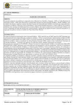Extrato da Proposta