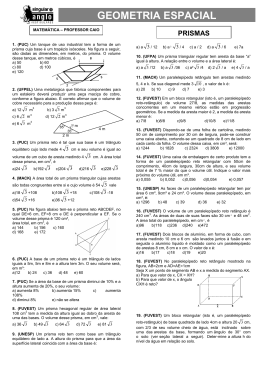 Lista de Matemática