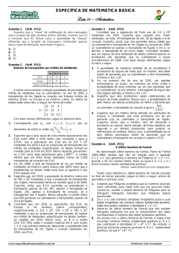 Lista 01 – Aritmética