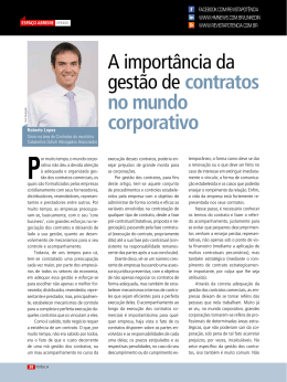A import&acirc;ncia da gest&atilde;o de contratos no mundo