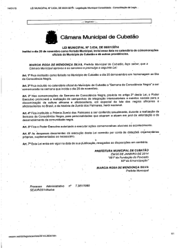 ~ . ü Câmara Municipal de Cubatão